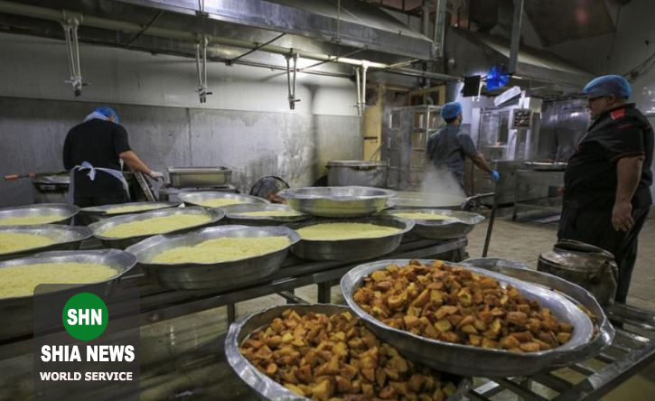 توزیع روزانه ۲ هزار پرس غذا بین نیازمندان توسط آستان علوی