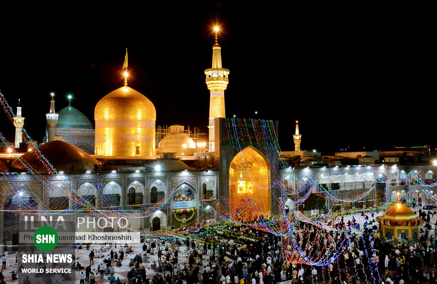 تصاویر دیدنی عکاسان از حرم مطهر رضوی در شب میلاد امام رضا(ع) تصاویر دیدنی عکاسان از حرم مطهر رضوی در شب میلاد امام رضا(ع)