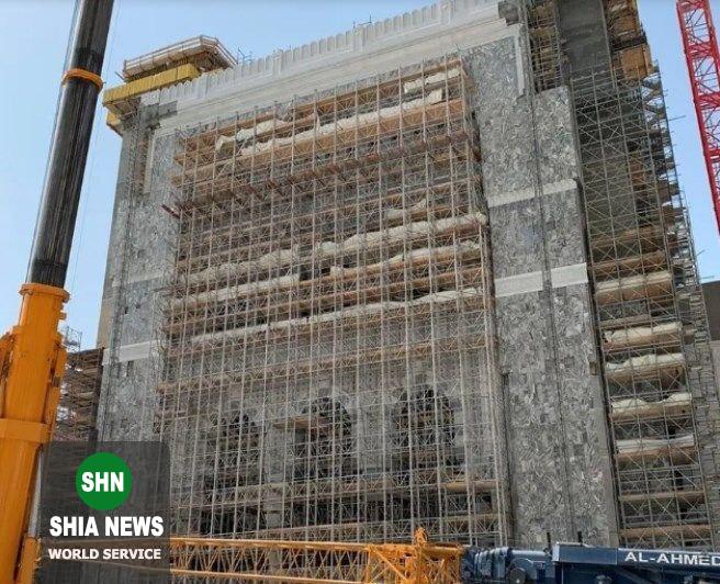تصاویری از ساخت بزرگ ترین باب در مسجدالحرام