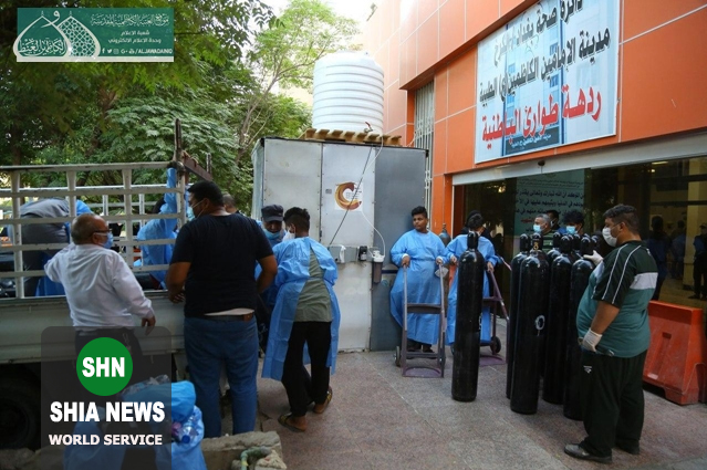 توزیع ماسک و کپسول اکسیژن توسط آستان امامین جوادین (ع) توزیع ماسک و کپسول اکسیژن توسط آستان امامین جوادین (ع)