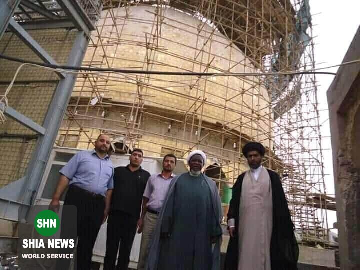 تصاویر حضور شیخ زکزاکی در حرم امامین عسکریین (ع)