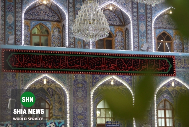 حرم مقدس امام حسین(ع) سیاه پوش شد حرم مقدس امام حسین(ع) سیاه پوش شد