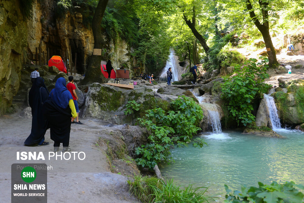آبشار لوه جاذبه طبیعی ایران