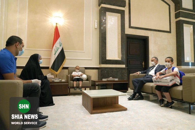نخست وزیر عراق آرزوی کودک سرطانی را برآورده کرد