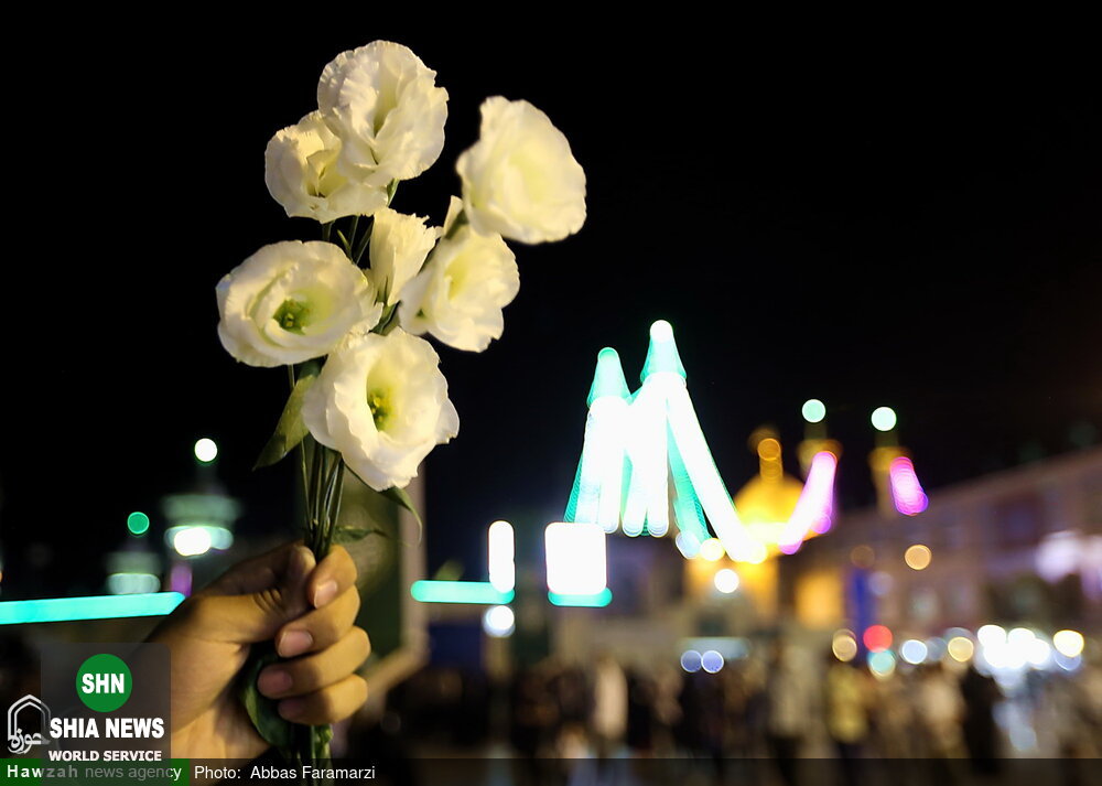 حال و هوای حرم حضرت فاطمه معصومه(س) در شب عید غدیر