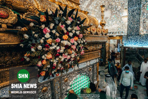 حال و هوای حرم امام علی(ع) در روز مباهله