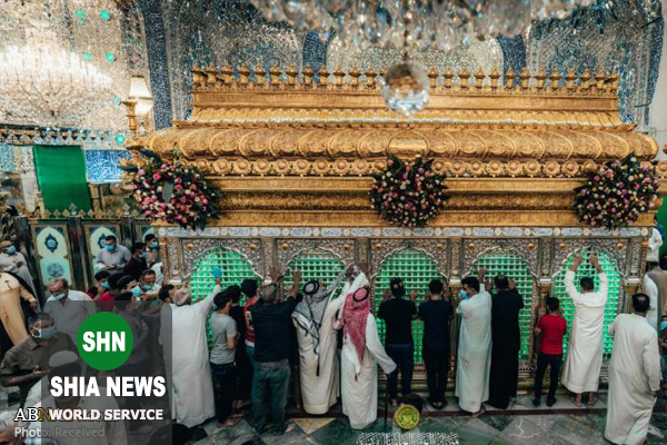 حال و هوای حرم امام علی(ع) در روز مباهله