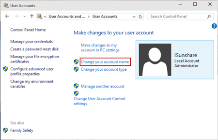 3 راه برای تغییر نام حساب کاربری در ویندوز 10