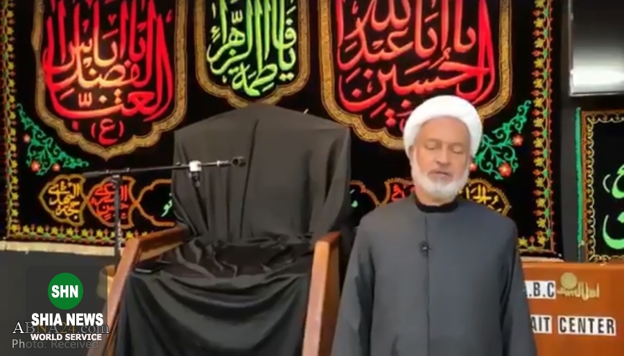 سیاه پوش کردن مرکز اهل بیت(ع) در شیکاگو برای عزاداری محرم