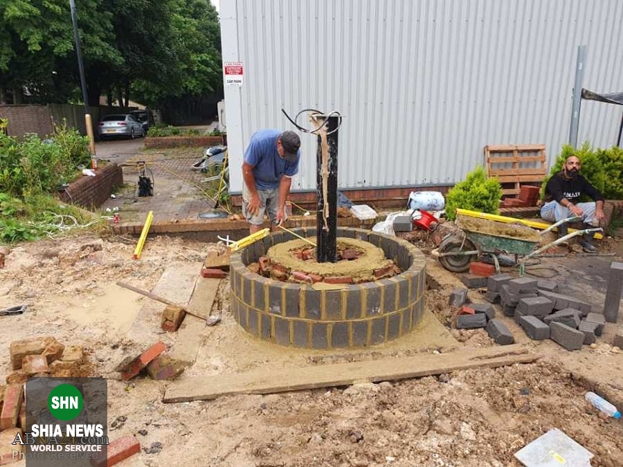 آماده&zwnj;سازی مرکز امام علی(ع) شهر لوتون انگلیس برای عزاداری حسینی