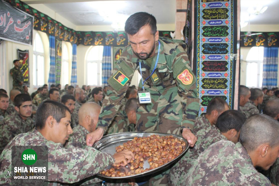 گزارش تصویری/ مراسم عزاداری نظامیان افغان