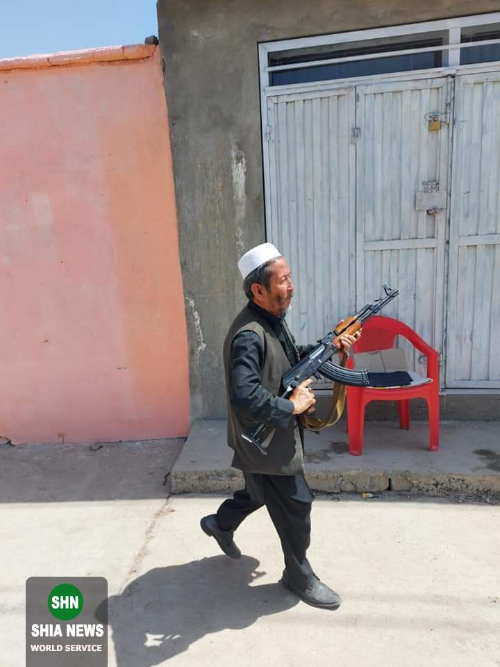 گزارش تصویری از مدافعان امنیت حسینیه ها در افغانستان