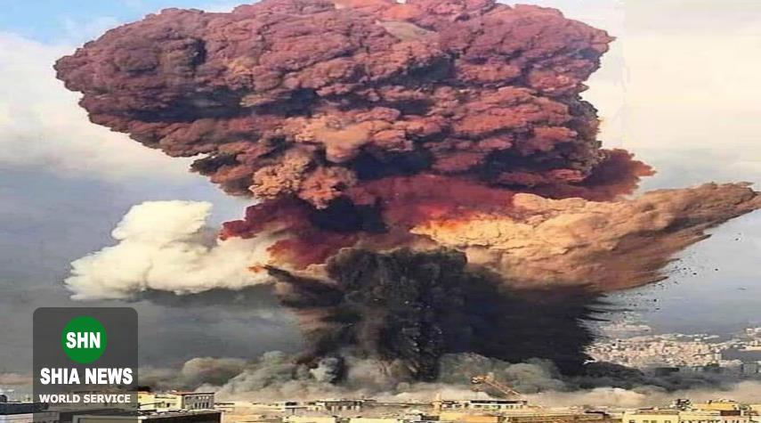 تصویری تازه از لحظه انفجار بیروت