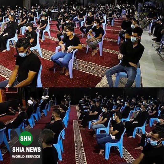 برگزاری مراسم عزاداری حسینی در مناطق مختلف عراق تحت تدابیر بهداشتی