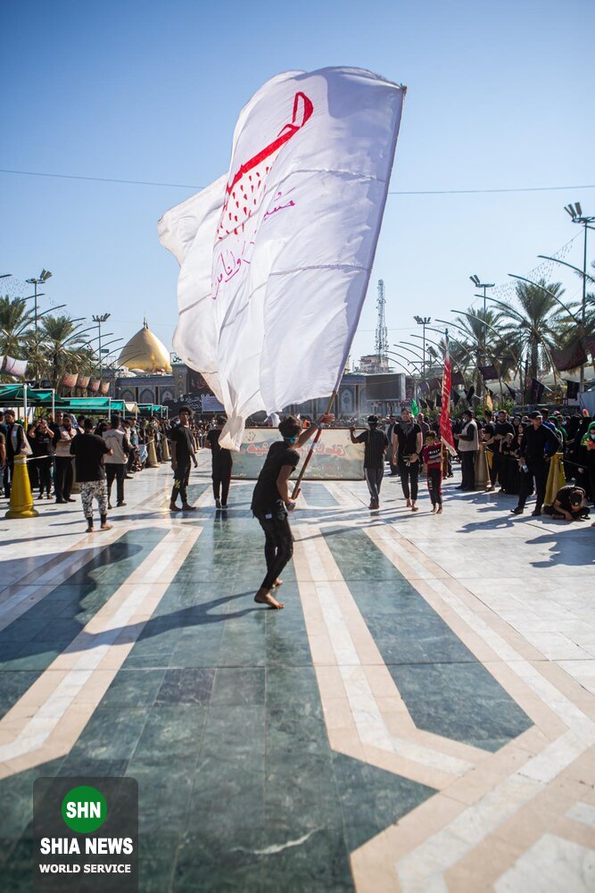 تصاویر/ حضور دسته&zwnj;جات عزاداری در بین الحرمین