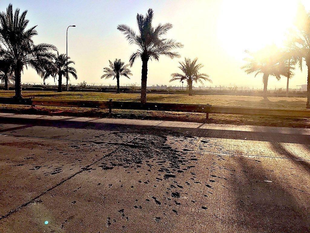 تصویری جدید از محل شهادت حاج قاسم سلیمانی