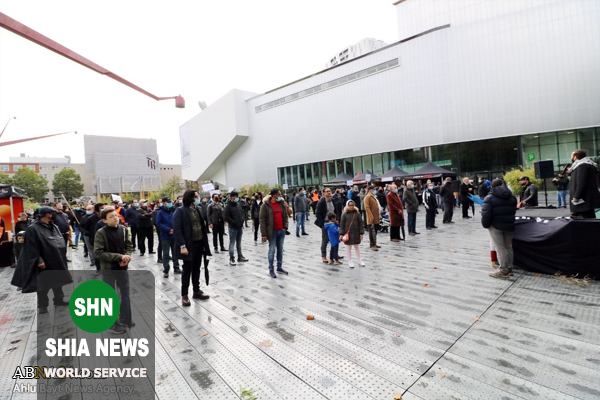 راهپیمایی اربعین حسینی در بزرگ ترین بندر قاره اروپا