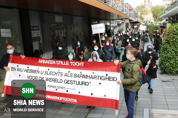 راهپیمایی اربعین حسینی در بزرگ ترین بندر قاره اروپا