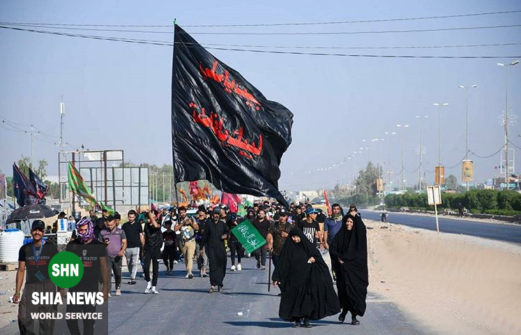 زائران عراقی این‌بار با پای پیاده به حرم علوی مشرف می‌شوند