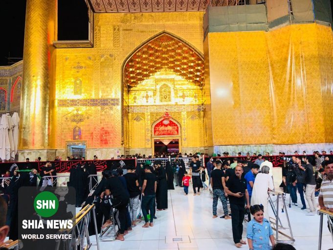 حرم مطهر ایرالمومنین(ع) در آستانه سالروز رحلت پیامبر اکرم (ص) حرم مطهر ایرالمومنین(ع) در آستانه سالروز رحلت پیامبر اکرم (ص)