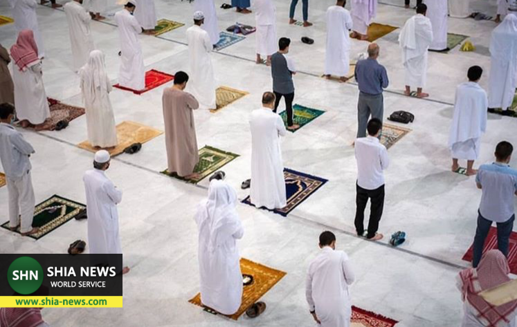 اقامه نماز جماعت در مسجدالحرام پس از ۷ ماه تعطیلی