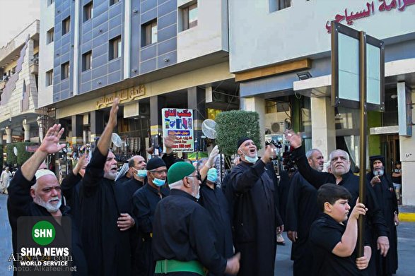 حضور دسته&zwnj;های عزاداری در بین الحرمین کربلا