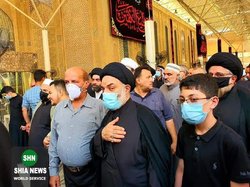 پیکر آیت الله سید محمد حسین حکیم تشییع شد