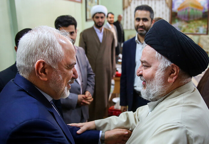 ظریف نقش آیت&zwnj;الله سیستانی در برقراری ثبات در عراق را ستود