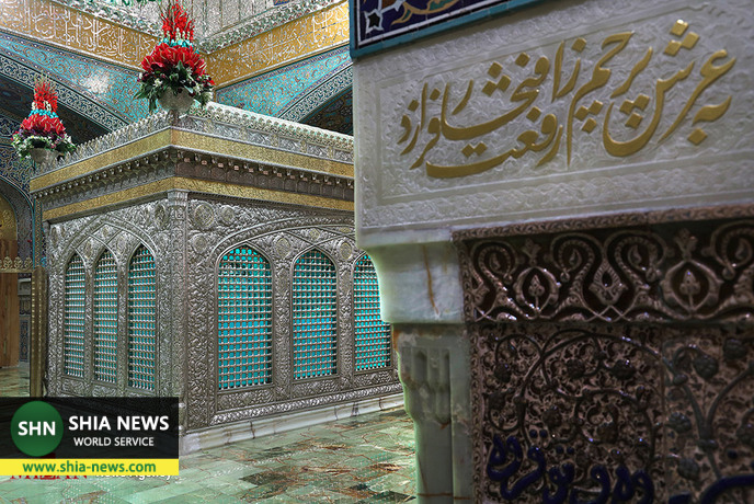 نورپردازی جدید ضریح مطهر امام رضا (ع)