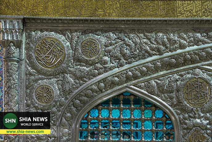 نورپردازی جدید ضریح مطهر امام رضا (ع)