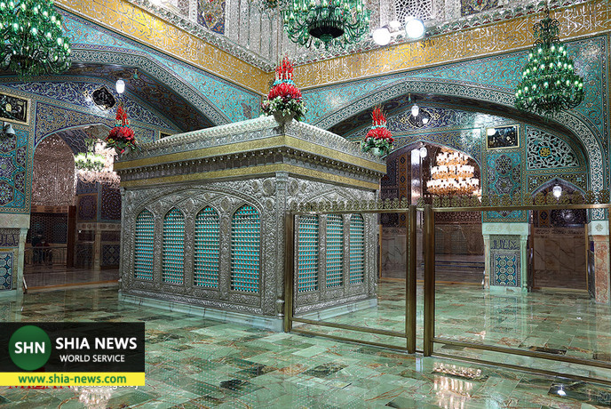 نورپردازی جدید ضریح مطهر امام رضا (ع)