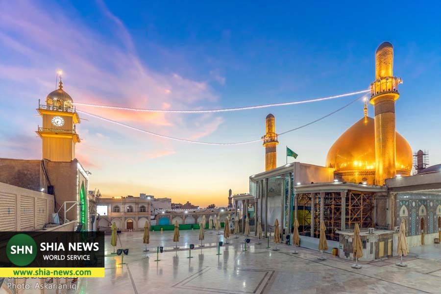 تصاویری زیبا از حرم امامین عسکریین(ع) در سامراء