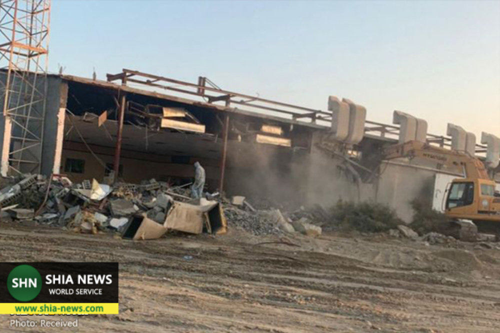 رژیم آل سعود مسجد امام حسین (ع) را تخریب کرد 