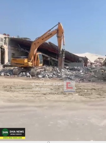 تخریب مسجد امام حسین(ع) توسط رژیم آل سعود