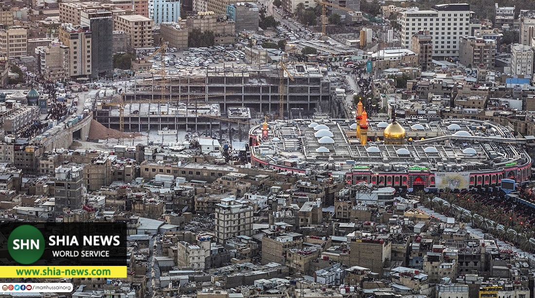 تصاویر هوایی از مراحل ساخت و ساز صحن حضرت زینب (س) تصاویر هوایی از مراحل ساخت و ساز صحن حضرت زینب (س)