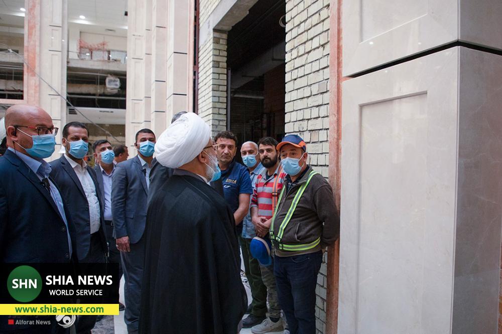 بازدید نماینده آیت الله سیستانی از دانشگاه الزهراء در کربلا