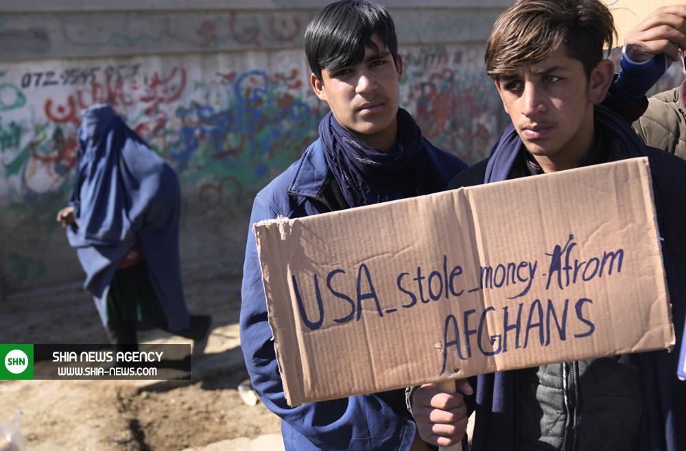 راهپیمایی علیه مصادره 3.5 میلیارد دلار از دارایی های افغانستان