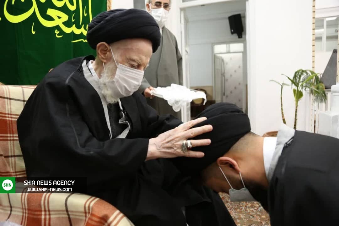 تصاویر/ عمامه گذاری جمعی از طلاب توسط آیتالله شبیری زنجانی تصاویر/ عمامه گذاری جمعی از طلاب توسط آیتالله شبیری زنجانی