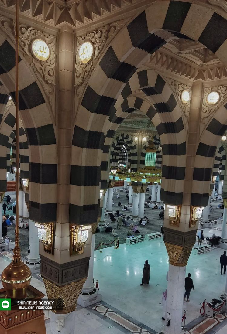 حرم نبوی همزمان با عید مبعث+ تصاویر حرم نبوی همزمان با عید مبعث+ تصاویر
