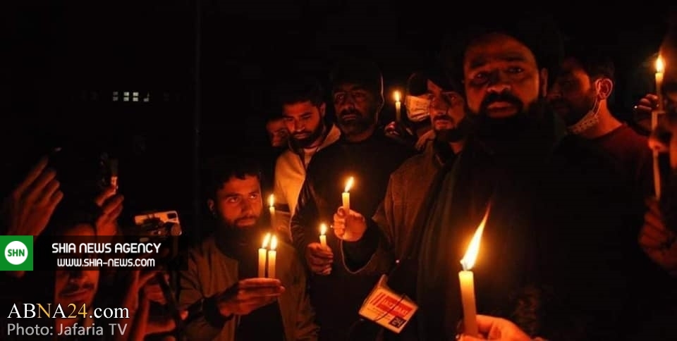 تجمع مردم شهر سرینگر در محکومیت حمله به مسجد شیعیان پیشاور