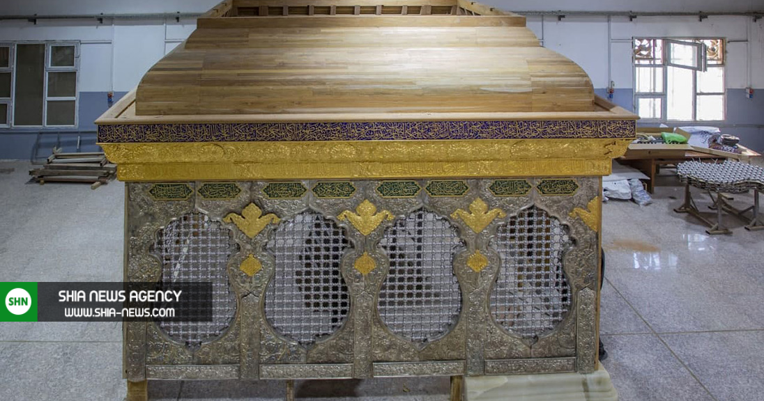 تازه&zwnj;ترین تصاویر از ساخت ضریح جدید حرم حضرت زینب(س)