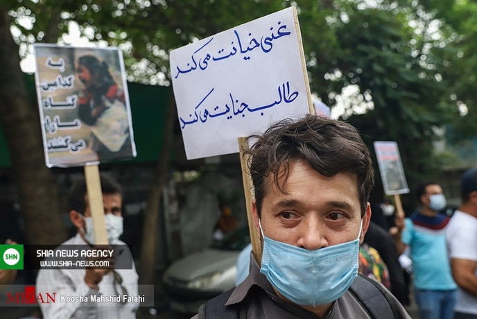 مراسم یادبود شهدای مدرسه سید الشهدا کابل