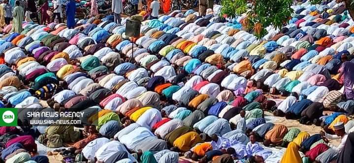 اقامه نماز عید فطر در زاریا
