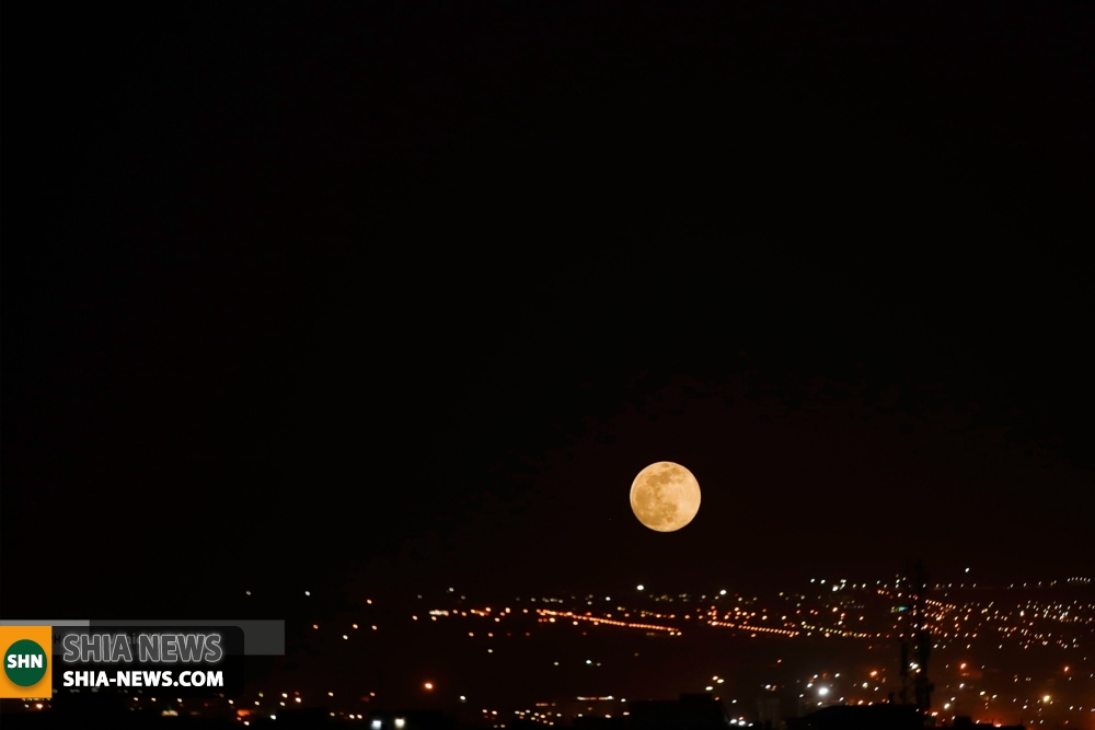 پدیده ابرماه در تهران