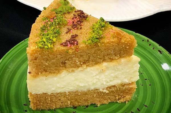 کیک حلوا ایرمیک دسر خوشمزه مناسب افطار ماه رمضان