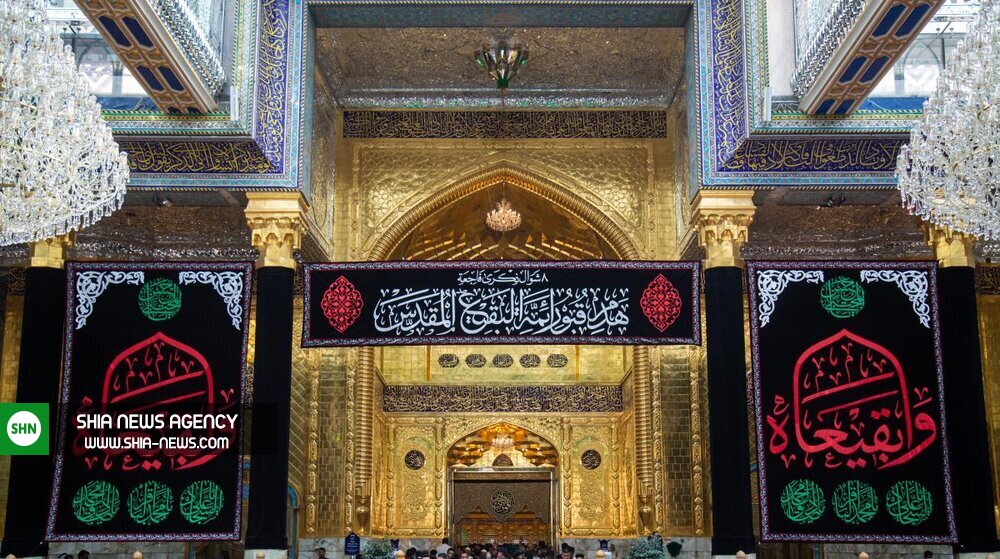 تصاویر/ بزرگداشت سالروز تخریب قبور ائمه بقیع در حرم حضرت عباس (ع)