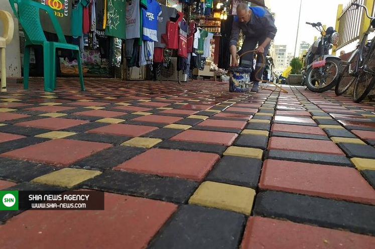 خیابانهای منتهی به حرم حضرت عباس (ع) سنگفرش میشود خیابانهای منتهی به حرم حضرت عباس (ع) سنگفرش میشود