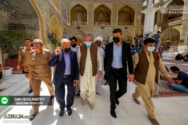 تشرف وزیر خارجه پاکستان به حرم مطهر امام علی(ع)+ تصاویر تشرف وزیر خارجه پاکستان به حرم مطهر امام علی(ع)+ تصاویر