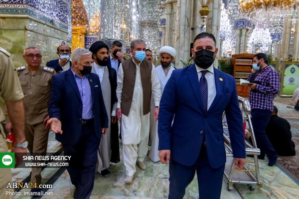 تشرف وزیر خارجه پاکستان به حرم مطهر امام علی(ع)+ تصاویر تشرف وزیر خارجه پاکستان به حرم مطهر امام علی(ع)+ تصاویر