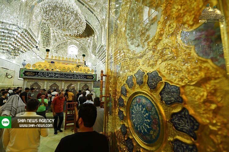 تصاویر/ عزاداری شهادت امام جعفر صادق (ع) در حرم امامین کاظمین (ع)